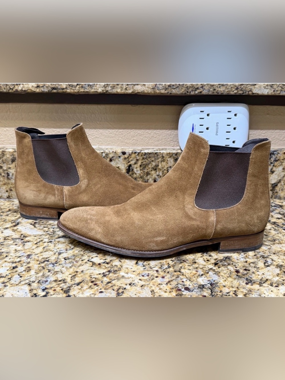 To Boot New York Adam Derrick Suede Dress Chelsea Boots Mens Size 9.5